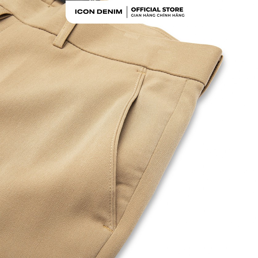 Quần Tây Nam Trơn ICON DENIM Dáng Slim-fit Tailored Smart | BigBuy360 - bigbuy360.vn