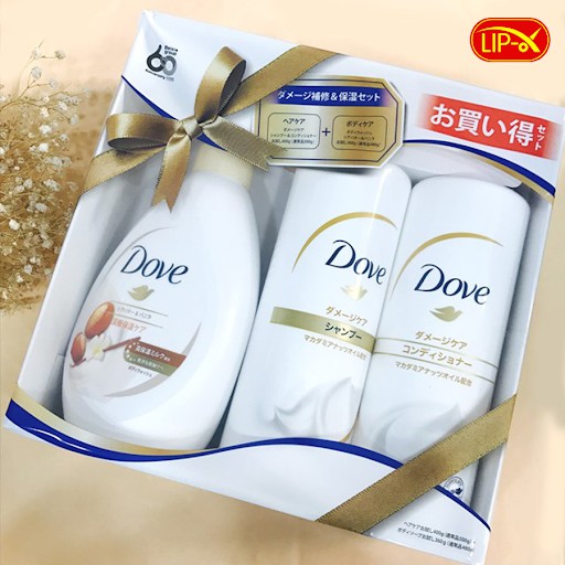 [Chính hãng] Bộ sản phẩm tắm gội Dove - Nhật