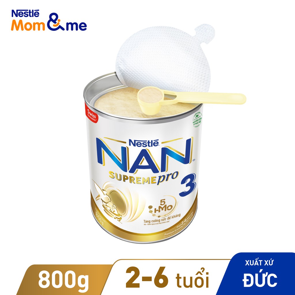 Sữa dinh dưỡng công thức Nestlé NAN SUPREMEPRO 3 lon 800g
