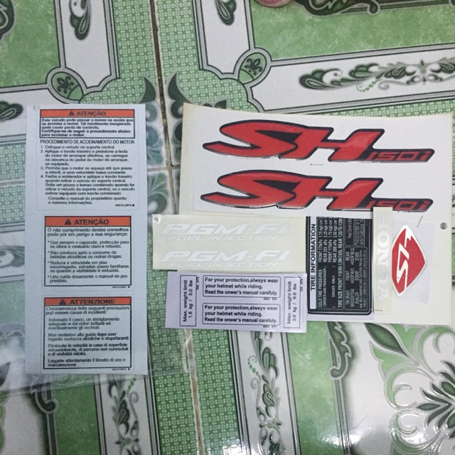 Full bộ tem SH 150i 2009