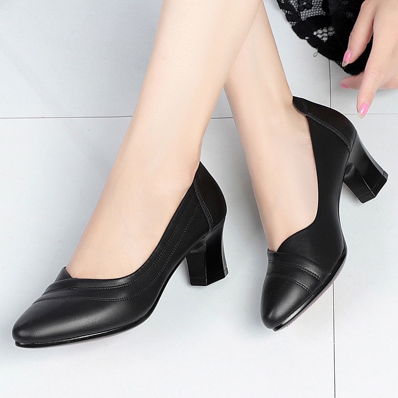 Giày Cao Gót Dadong Đế Mềm Thời Trang Công Sở Thanh Lịch Cho Phụ Nữ Trung Niên