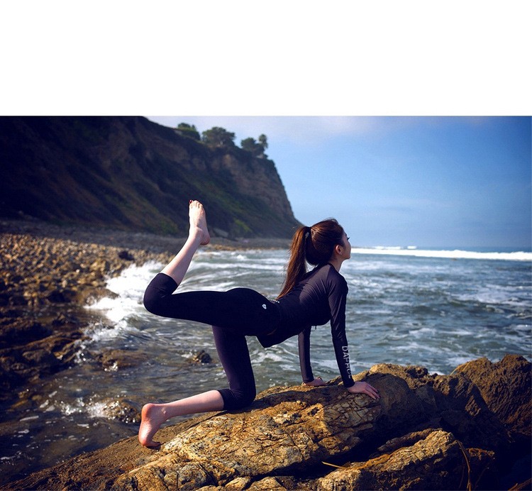 Bộ Đồ Bơi 5 Mảnh Áo Tay Dài Chống Nắng Dành Cho Nữ