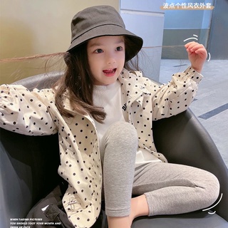 Áo Khoác Có Mũ Thiết Kế Mới Thời Trang Mùa Xuân Thu Theo Phong Cách Hàn Quốc Cho Bé Gái