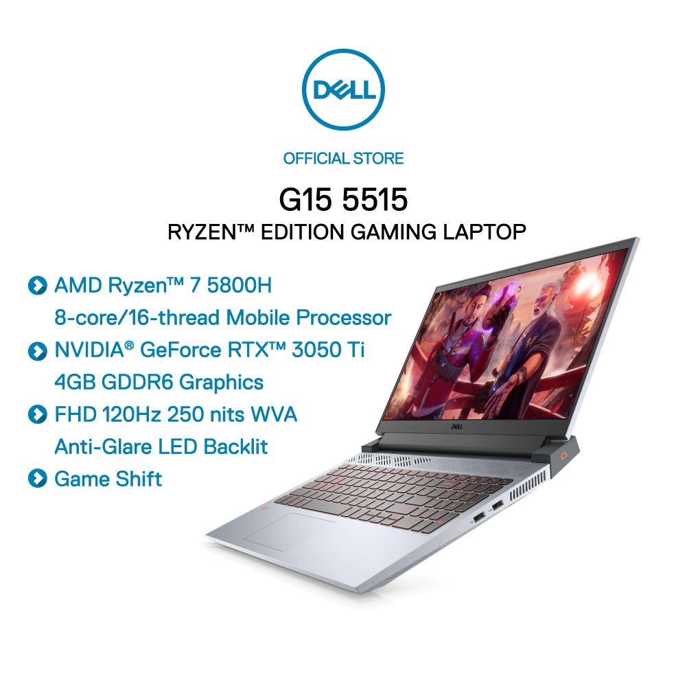 [Mã ELMALL1TR giảm 5% đơn 3TR] Laptop Dell G15 Ryzen Edition 5515,R7-5800H,8GB,512GB,RTX3050 4GB,15.6"FHD,Office,W10