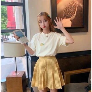 SET HÀN QUỐC PHÔNG THÊU CHÂN VÁY KẺ
