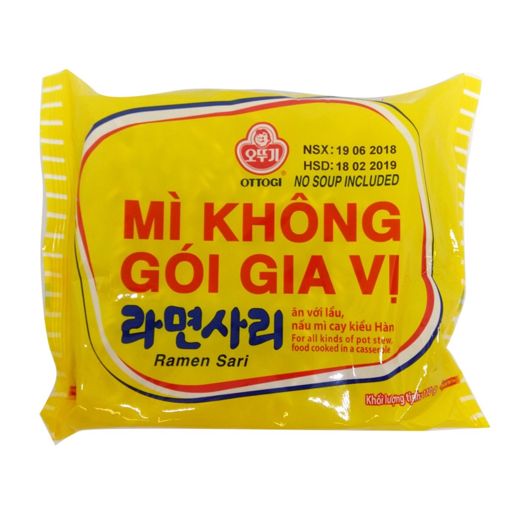 [OTTOGI]Mỳ không gói gia vị - 라면사리