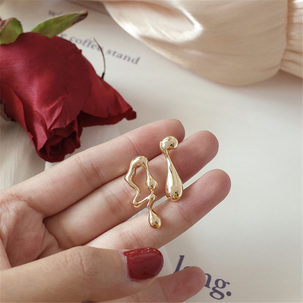 Bông tai tròn mạ bạc 925 thời trang cho nữ Yanqueens Đồ trang sức Quà tặng