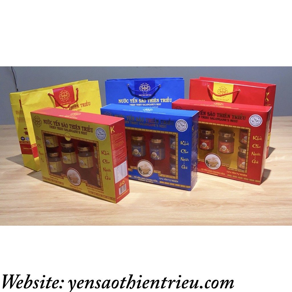 [FREESHIP]Nước Yến Sào Thiên Triều cao cấp 12% yến tươi ❤️️ (loại Hộp đường phèn 6 Hũ ) 70ml /hũ❤️️ | BigBuy360 - bigbuy360.vn