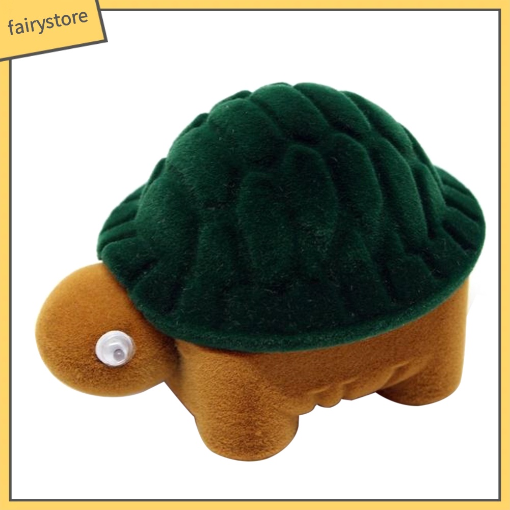 Hộp đựng trang sức nhẫn cưới hình con rùa dễ thương