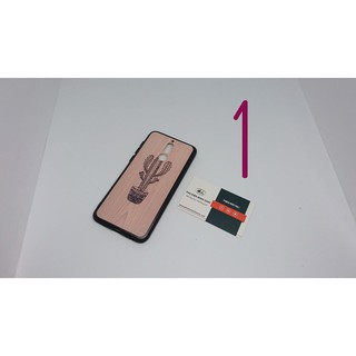 Huawei Nova 2i Ốp dẻo viền đen giả gỗ