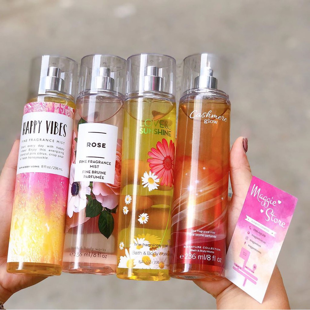 Xịt thơm Body Mist BBW Fullsz