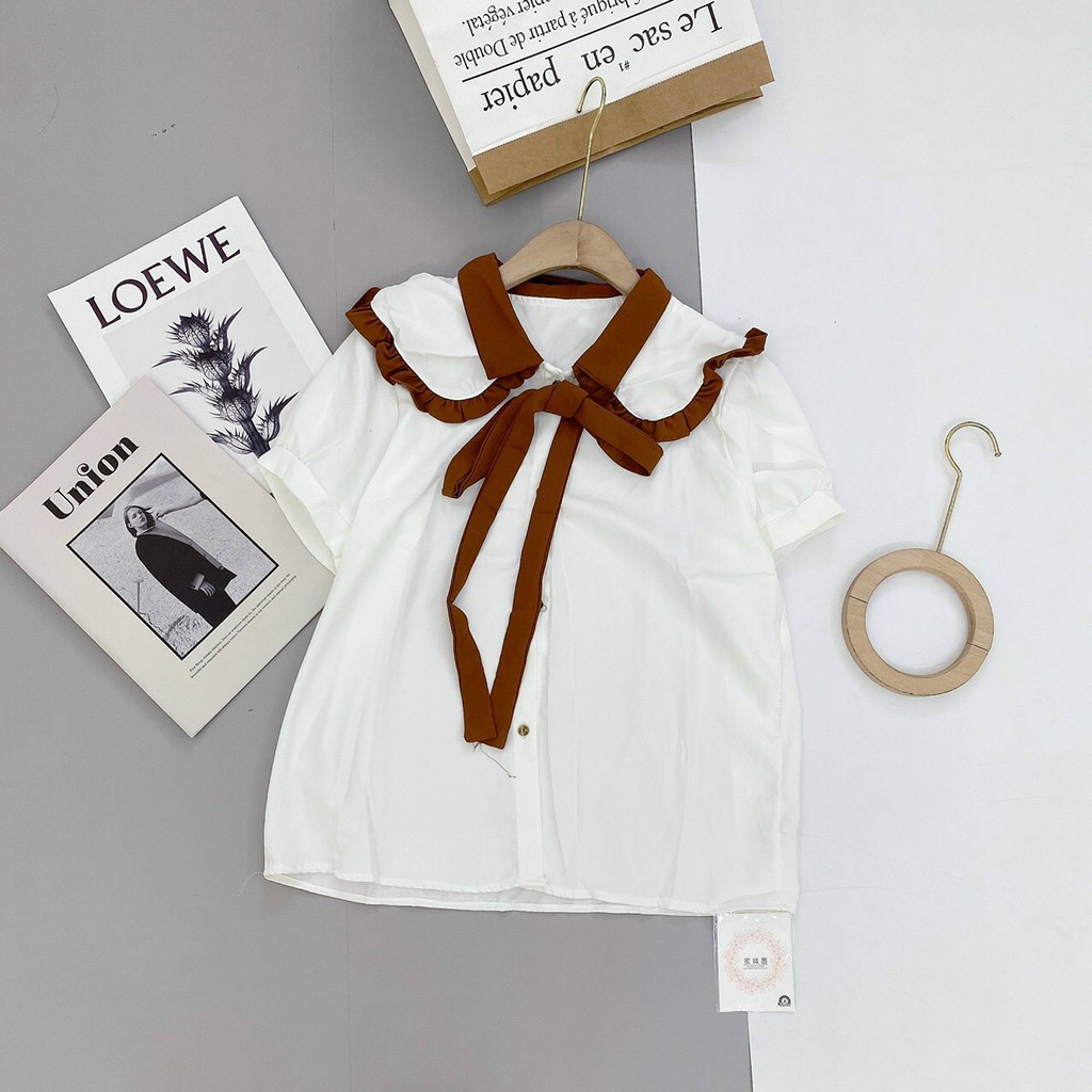 [ Mã WASTRUN4 giảm 10% tối đa 30K đơn 99K] Áo sơmi bánh bèo tiểu thư | BigBuy360 - bigbuy360.vn