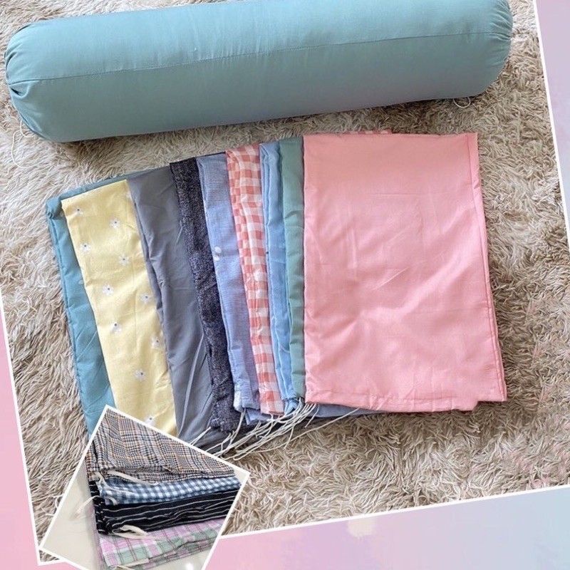 Vỏ gối ôm theo bộ Cotton Poly, Cotton Tici nhập khẩu