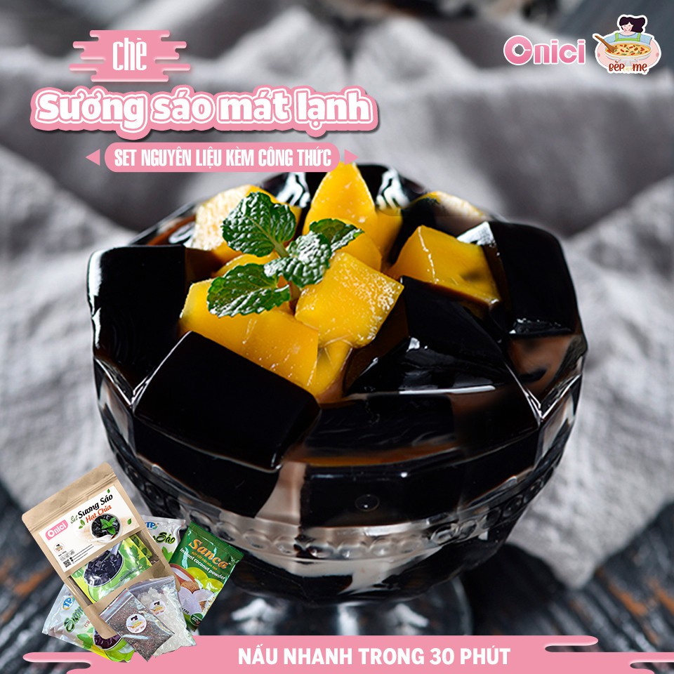 SET CHÈ SƯƠNG SÁO HẠT CHIA NẤU ĐƯỢC 30 CHÉN BẾP CỦA MẸ - ONICI