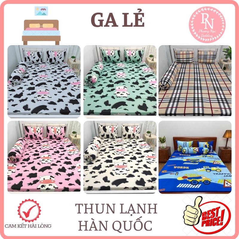 Ga lẻ Thun Lạnh Hàn Quốc đủ kích thước ( không áo gối)