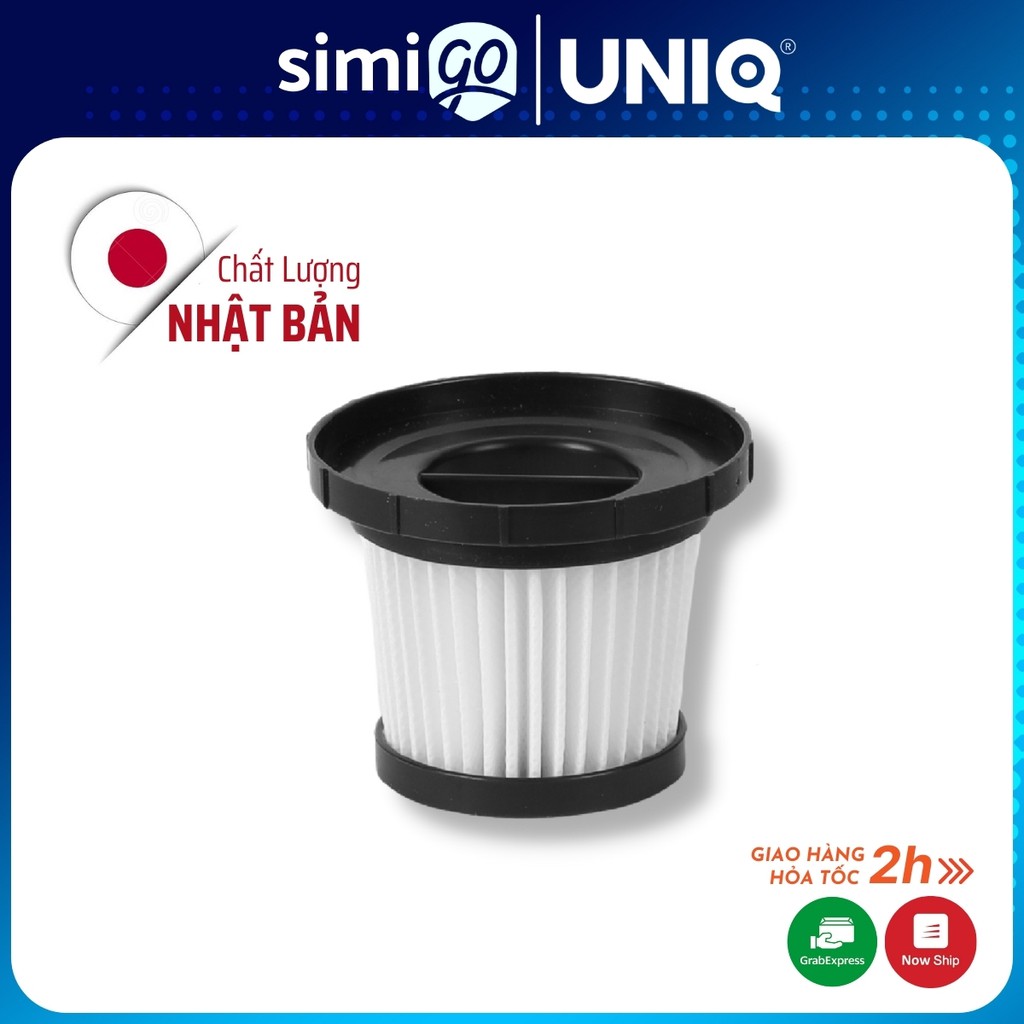 Lõi lọc HEPA 12/ HEPA 13 dành cho máy hút bụi cầm tay không dây gia đình UNIQ Free A7 mini lực hút mạnh sử dụng pin sạc