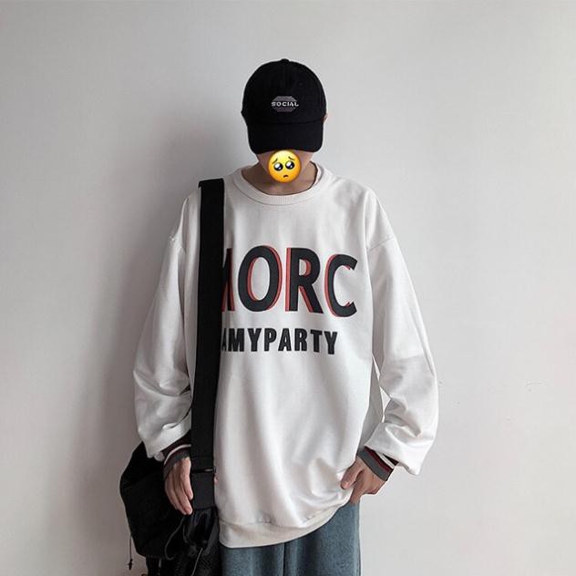 (HÀNG ORDER) ÁO THUN NAM SWEATER TAY DÀI FORM RỘNG NHẬP KHẨU HÀN QUỐC