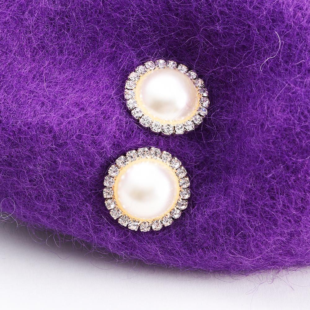 Mũ Beret Len Màu Trơn Thời Trang Thu Đông Dành Cho Nam Giới