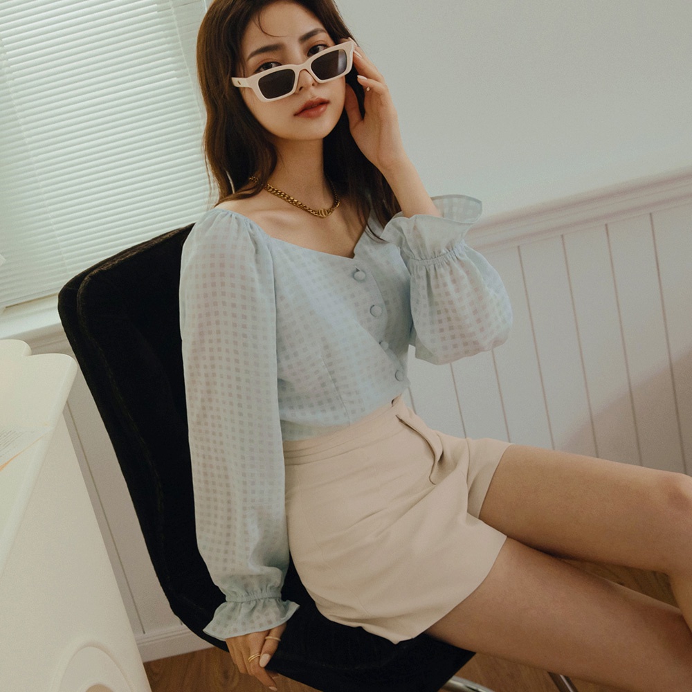 Quần short lưng cao cá tính nữ Air Space Lady 2211823005