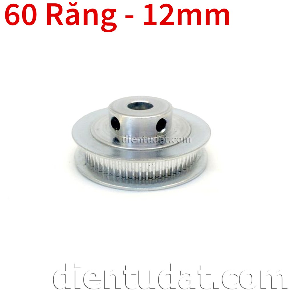 Bánh răng motor Pulley GT2 - 60 răng 12mm