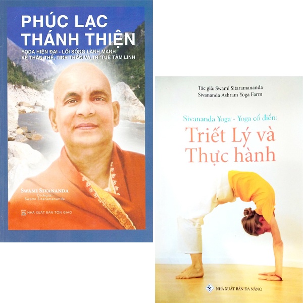 Sách - Combo Sivananda Yoga - Yoga Cổ Điển: Triết Lý Và Thực Hành + Phúc Lạc Thánh Thiện - Yoga Hiện Đại ( Bộ 2 Cuốn )