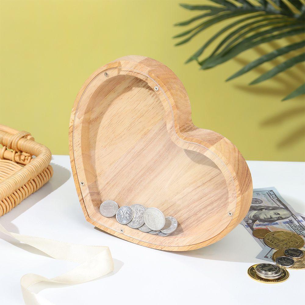 UUMIR Hộp Đựng Tiền Tiết Kiệm Để Bàn Trang Trí Nhà Cửa