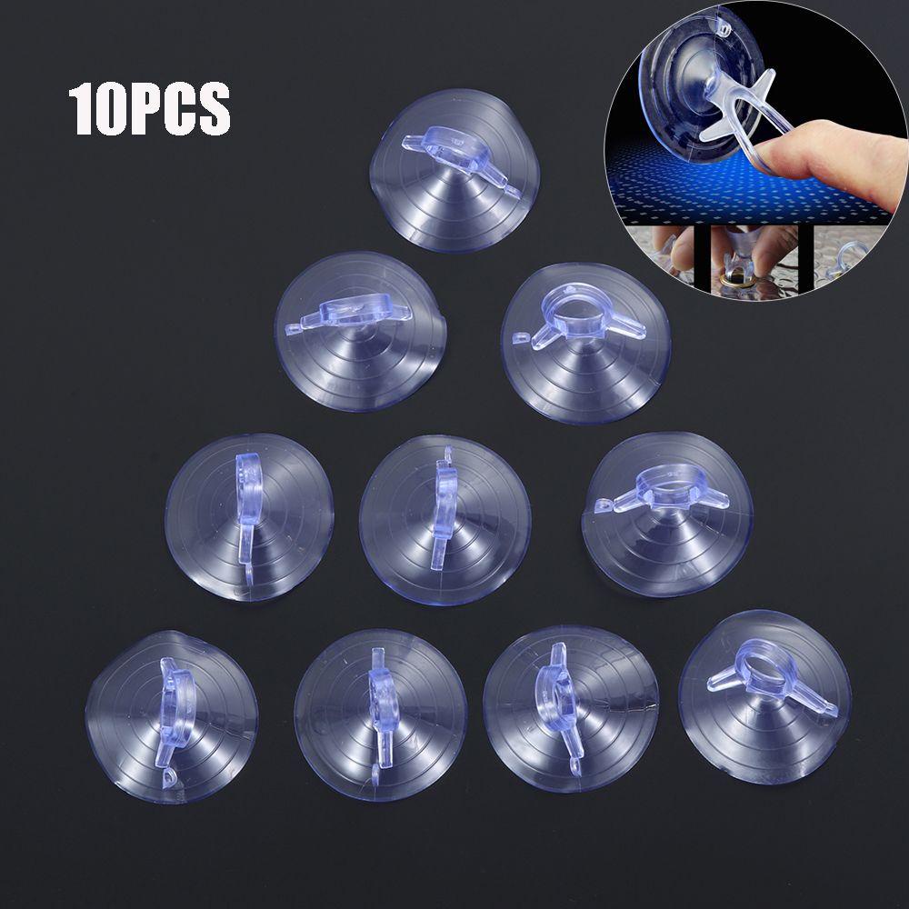 LANSEL Bộ 10 Móc Treo Đồ Dùng Nhà Tắm / Nhà Bếp Có Giác Hút Gắn Tường Bằng PVC