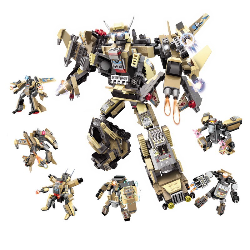Đồ chơi lắp ráp Robot 6 trong 1 - Xếp hình thông minh Robot Vũ trụ - Enlighten 3102, 3105