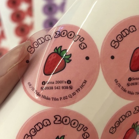 In tem nhãn, In decal theo yêu cầu, giá rẻ tận xưởng chất lượng cao - AZ Printing