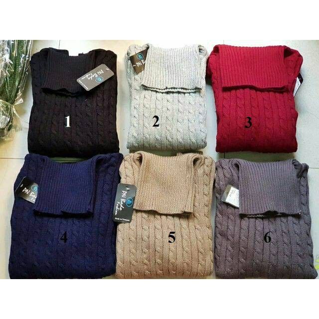 Áo len nam cổ lọ vặn thừng cao cấp hy | BigBuy360 - bigbuy360.vn