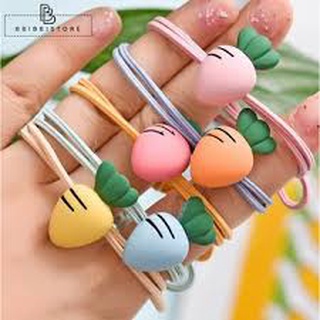 Dây Buộc Tóc Co Giãn Hình Củ Cà Rốt Dễ Thương DMN MB02