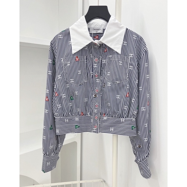 Sơ mi chà neo kẻ xanh