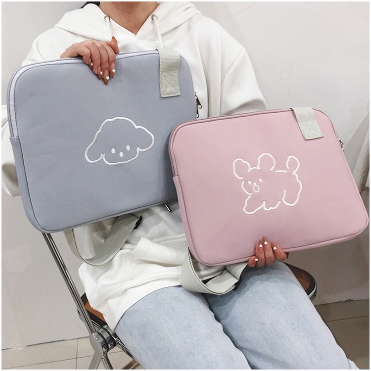 Túi đựng máy tính bảng 13 inch phong cách Hàn Quốc thời trang xinh xắn