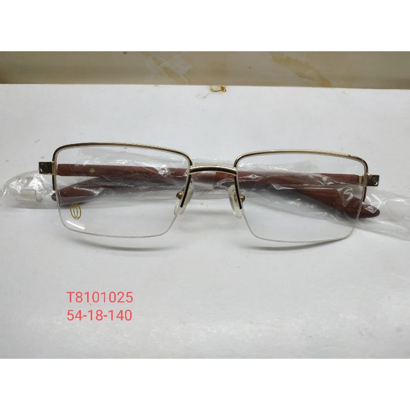 Gọng kính cartier càng gỗ