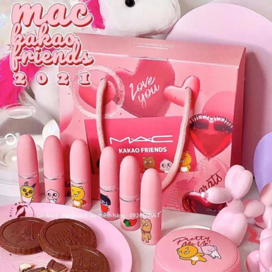 Son Mac Kakao Frends phiên bản limited mới nhất 2021 vỏ hồng emotion xinh động độc đáo | BigBuy360 - bigbuy360.vn