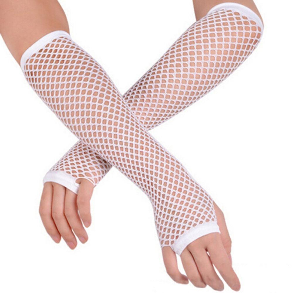 Găng Tay Lưới Hở Ngón Quyến Rũ Cho Nữ