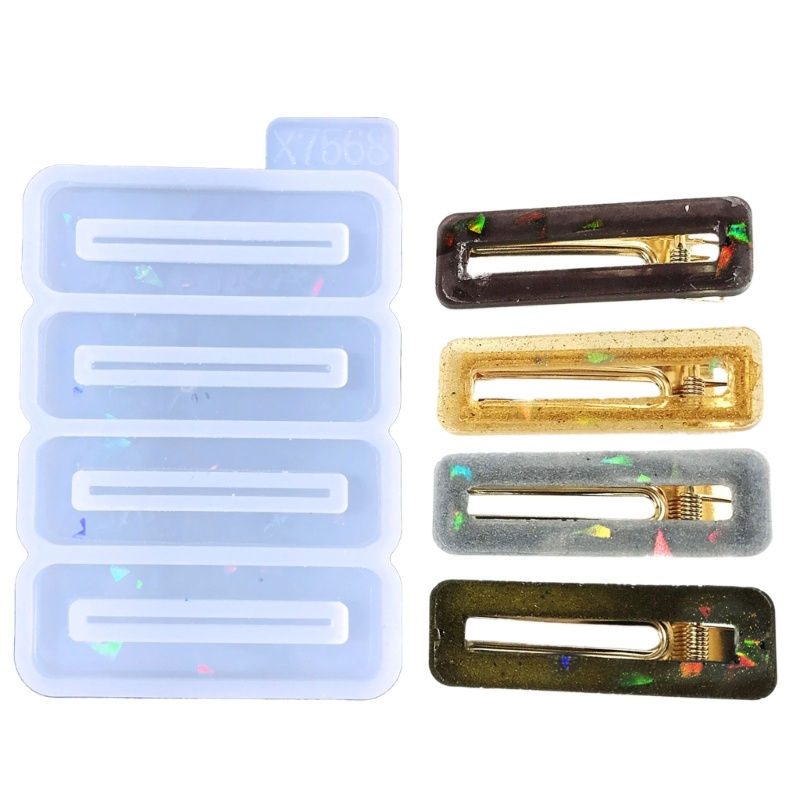 Khuôn Silicone Làm Kẹp Tóc Trang Trí Diy