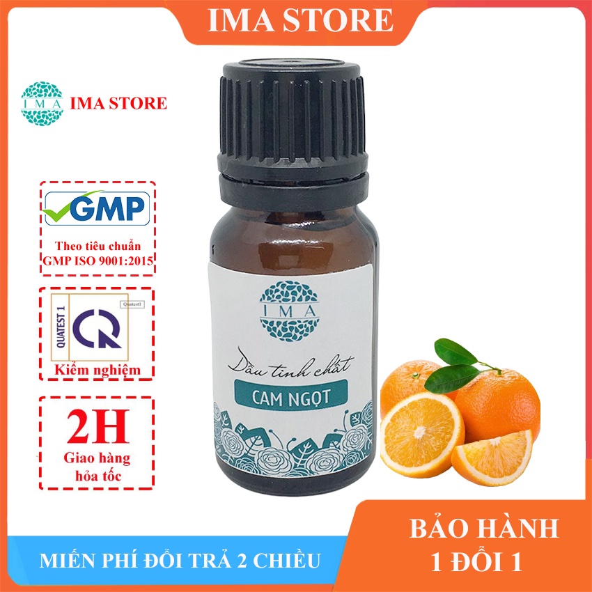 Tinh Dầu Thơm Phòng Cam Ngọt Dung Tích 5ml Thơm Phòng Giảm Căng Thằng Mệt Mỏi Khử Mùi Hôi