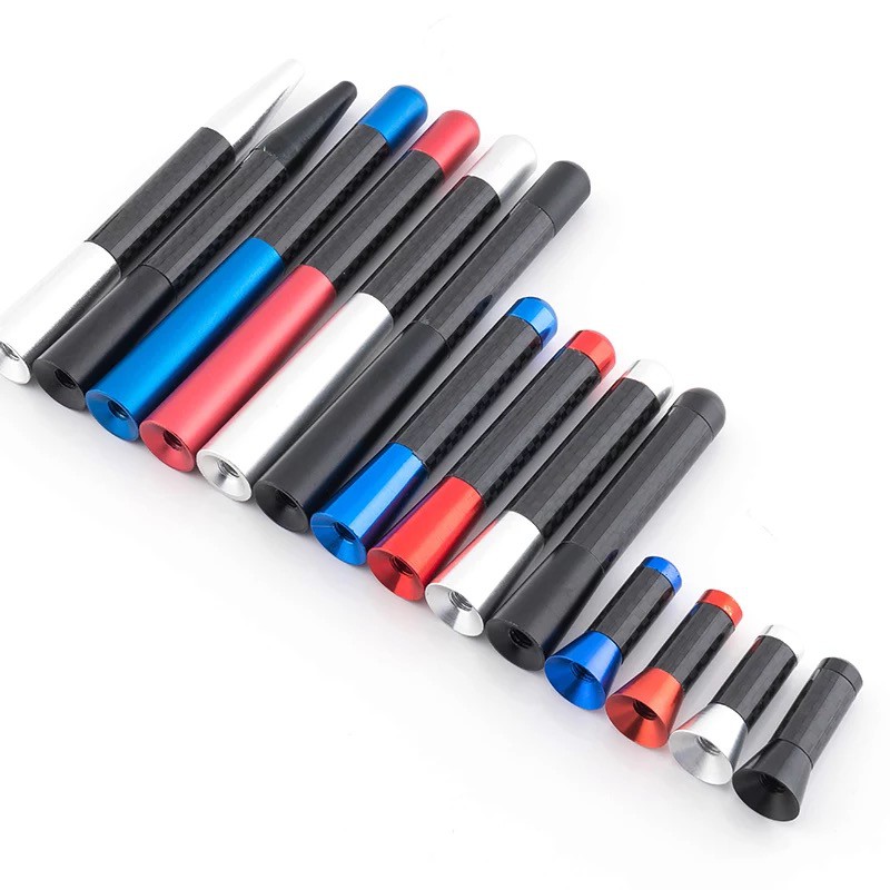 【Có hàng sẵn】3.5/8/12CM ANTEN RÚT GỌN DÀNH CHO XE HƠI Anten FM,AM,TV,GPS ngắn ALUMINUM & CARBON | BigBuy360 - bigbuy360.vn
