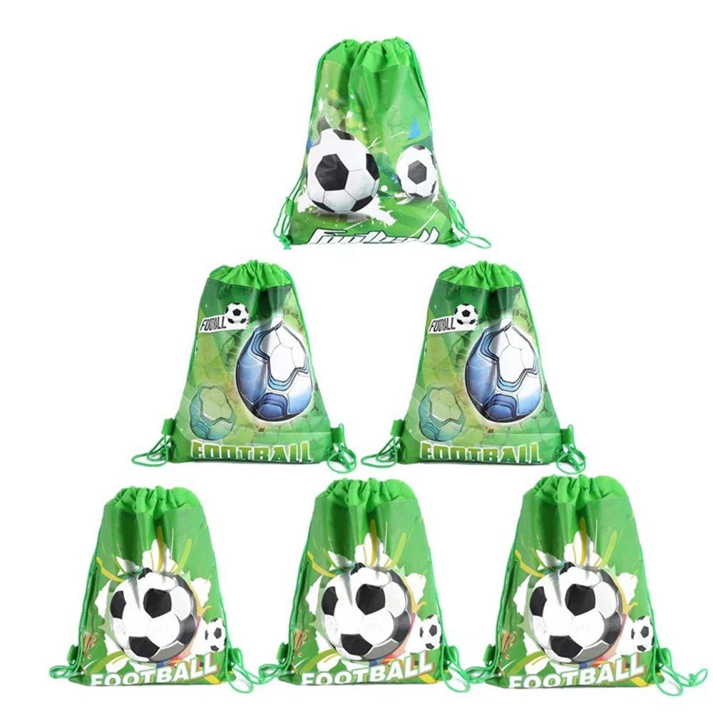 Túi Dây Rút Chất Liệu Vải Không Dệt In Họa Tiết Hoạt Hình Chủ Đề Bóng Đá