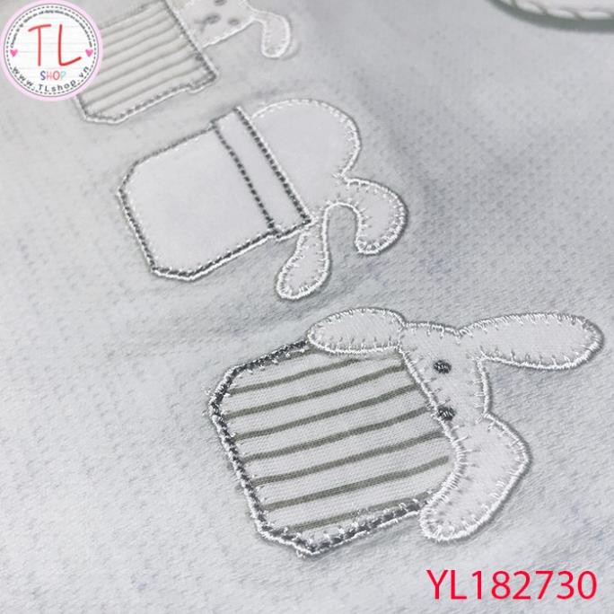 Thời trang trẻ em - Bodysuit thun ngắn cho bé gái hình thỏ con - Quần áo bé gái - Bộ bé gái