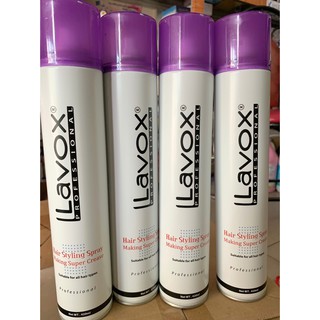 Keo tạo kiểu tóc mềm Lavox 420ml