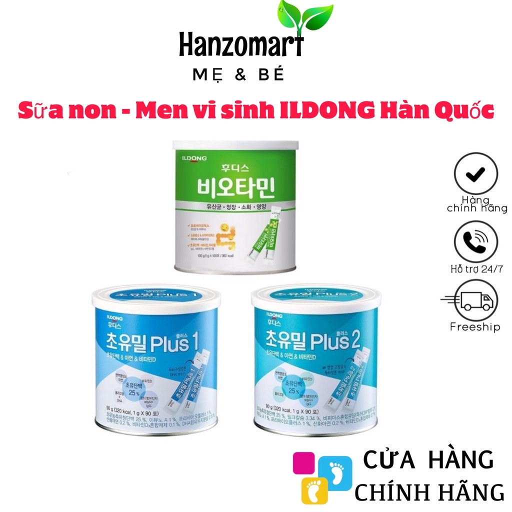 Sữa Non ildong Plus - Men vi sinh Hàn Quốc cho bé