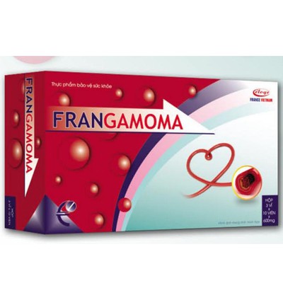 Frangamoma –Hỗ trợ giảm mỡ máu, đẩy lùi bệnh tim, ngăn biến chứng xơ vữa động mạch (Hộp 30 viên)