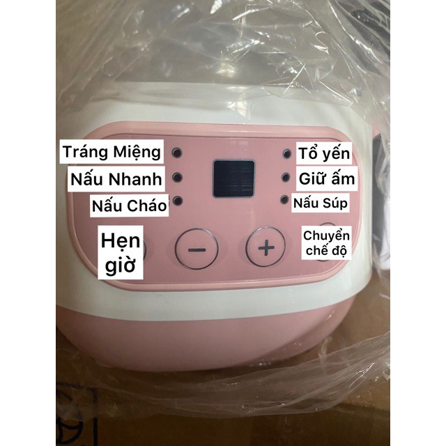 NỒI NẤU CHÁO CHẬM CÁCH THUỶ KICHI-LACHI  4 TRONG 1 SIÊU TIỆN LỢI