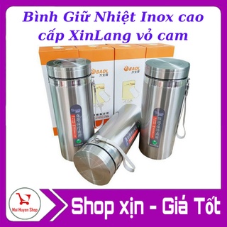 Bình Giữ Nhiệt Inox cao cấp XinLang vỏ cam 1500/700ML