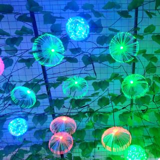 Đèn Led Dạng Sợi Quang Hình Con Sứa Độc Đáo