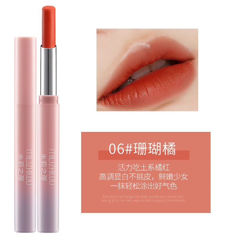 [Hàng mới về] Son Môi MILIZHIWU Dạng Xoay Không Phai Màu Chống Dính Cốc | BigBuy360 - bigbuy360.vn