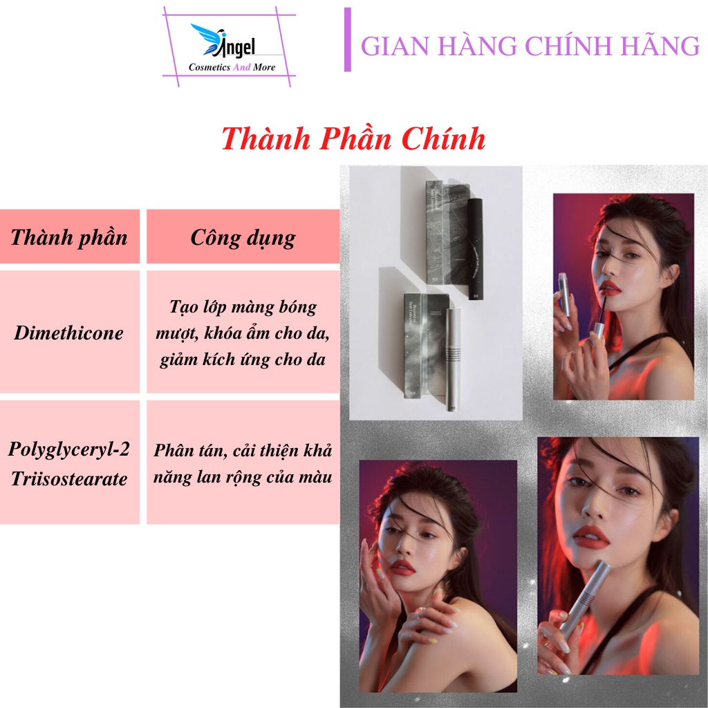 Son thỏi lì 3CE Record of Soft Universe Soft Matte Lipstick 3.5g full box chính hãng