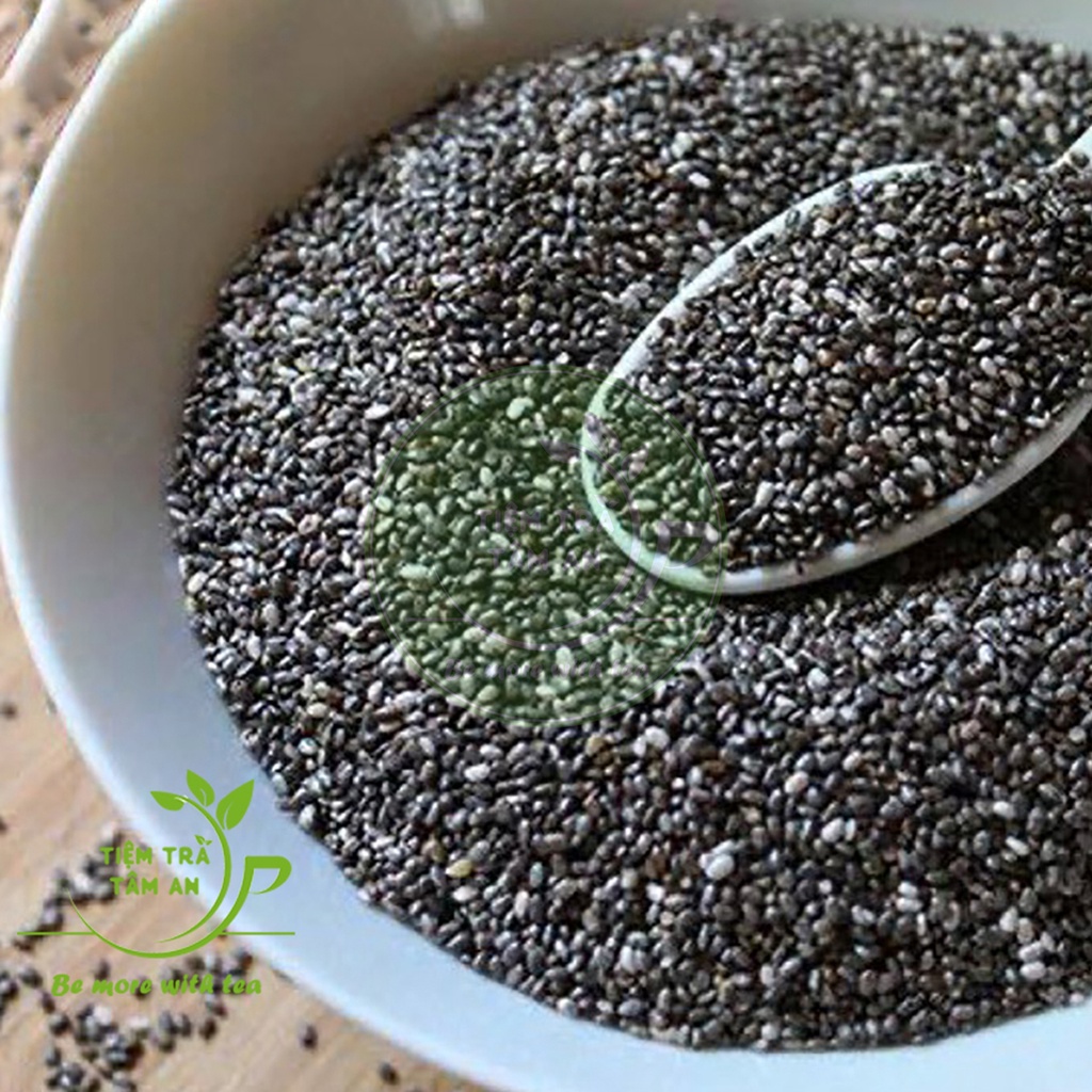 10g Hạt Chia Úc Organic, Black chia seeds - Tiệm Trà Tâm An